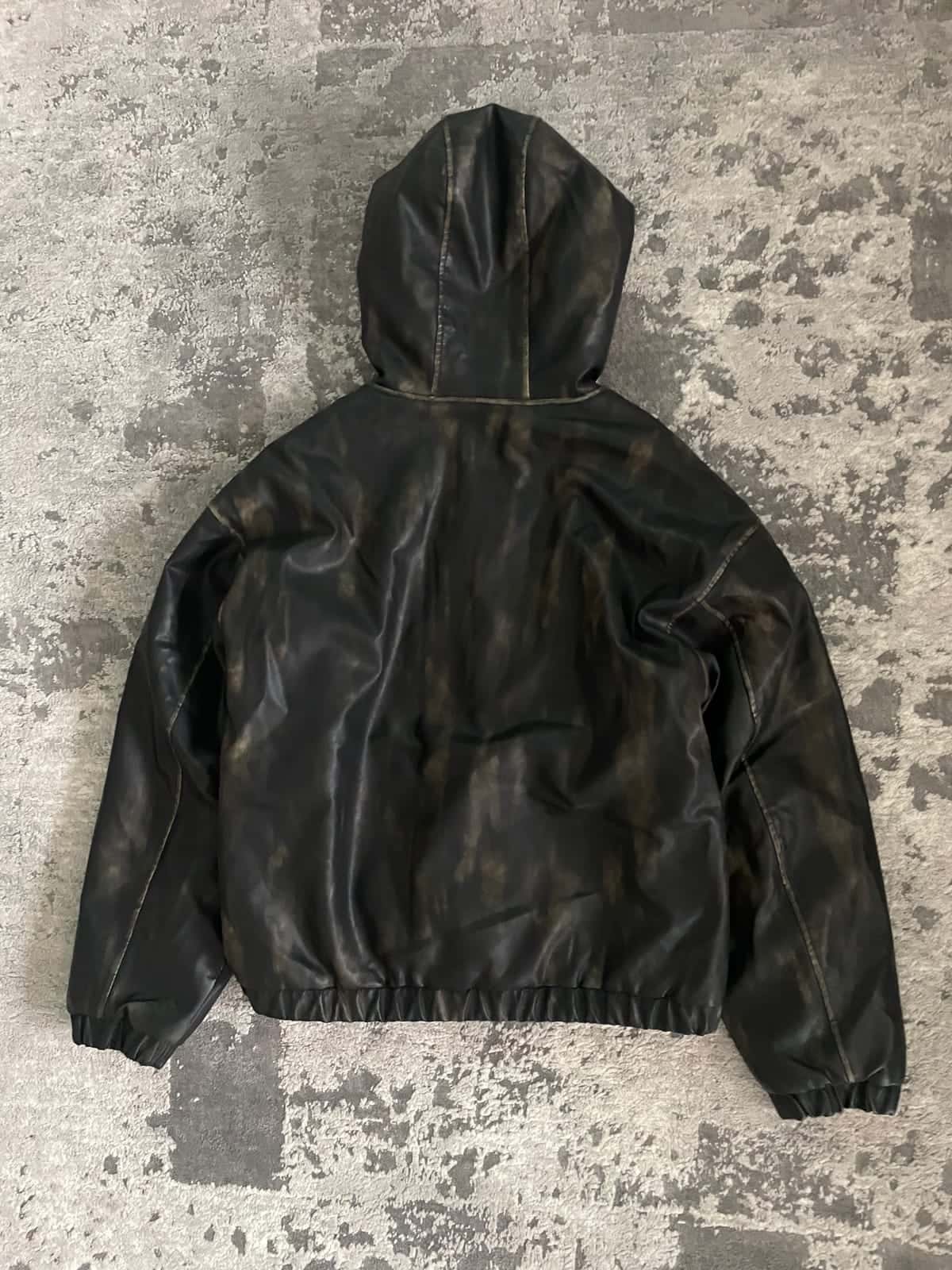 YourTurn Kurtka bomberka unisex kurtka ze sztucznej skóry roz. L — zdjęcie 8