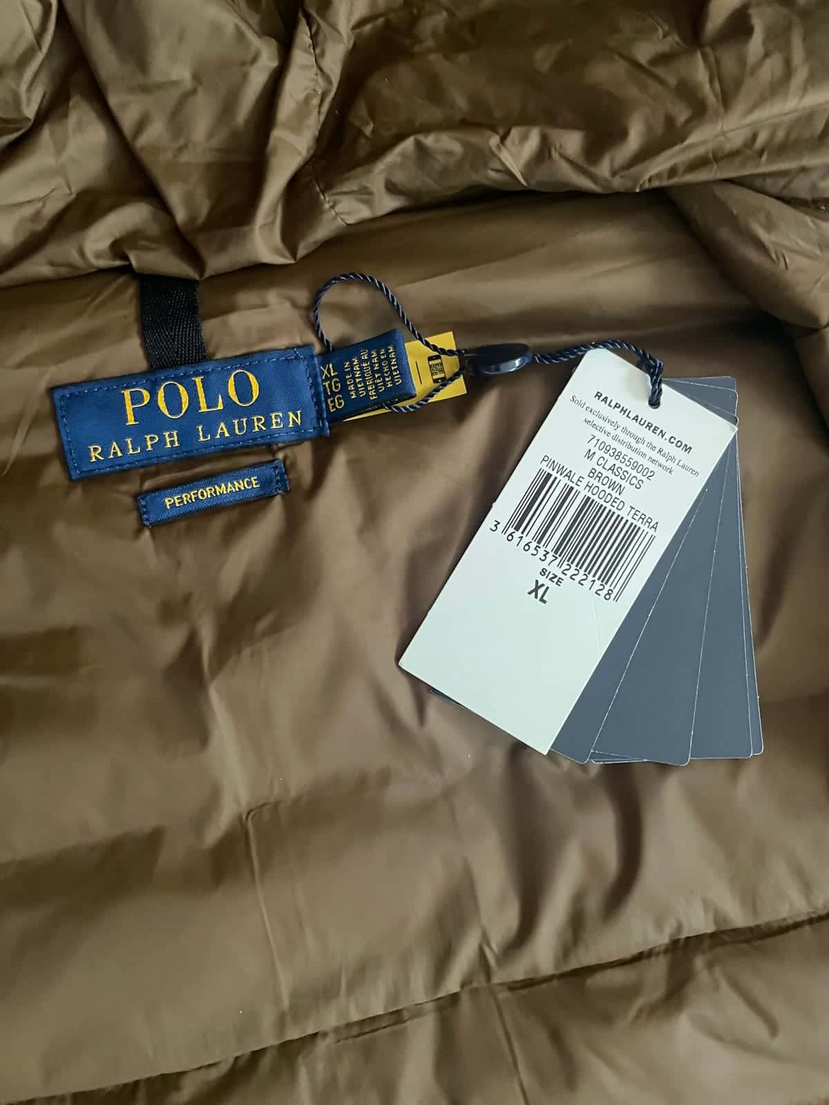 Polo Ralph Lauren Kurtka przejściowa brązowa roz. XL — zdjęcie 8