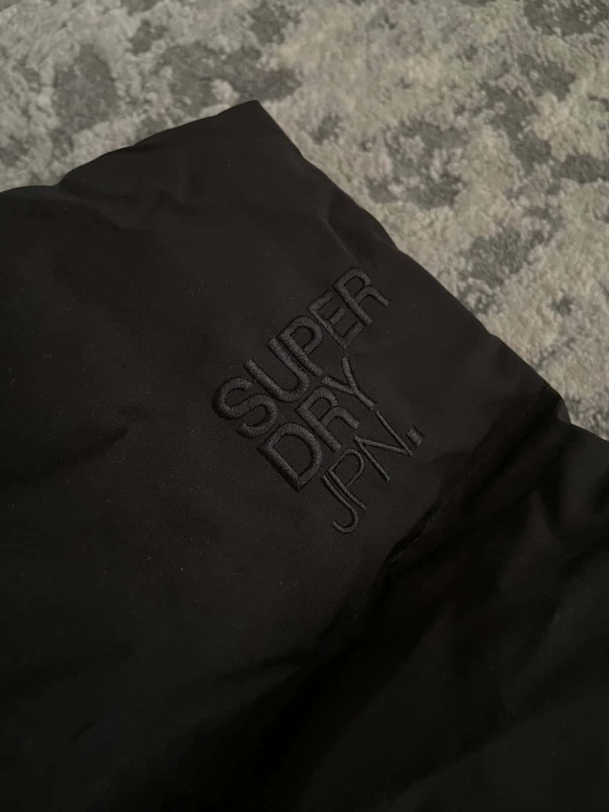 Kamizelka puchowa z kapturem Superdry Jet Black Everest roz. XXL — zdjęcie 12