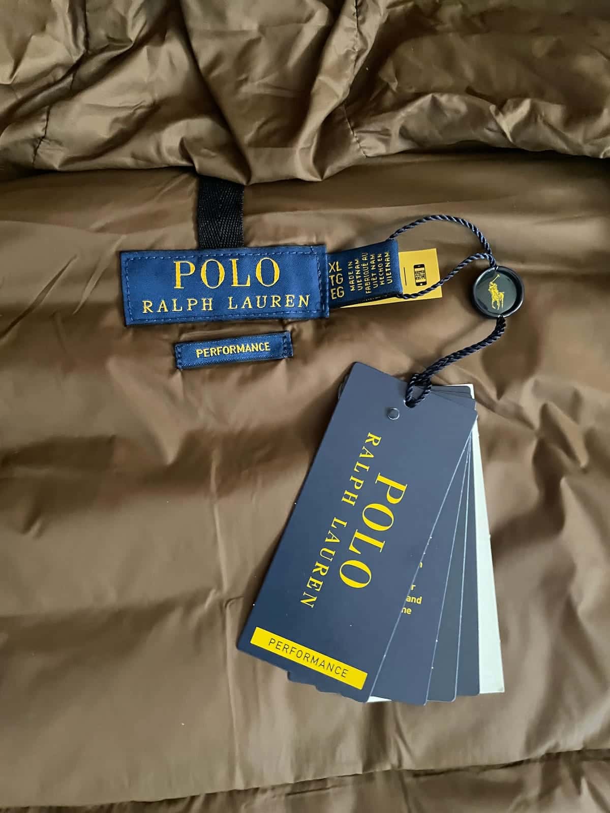 Polo Ralph Lauren Kurtka przejściowa brązowa roz. XL — zdjęcie 7