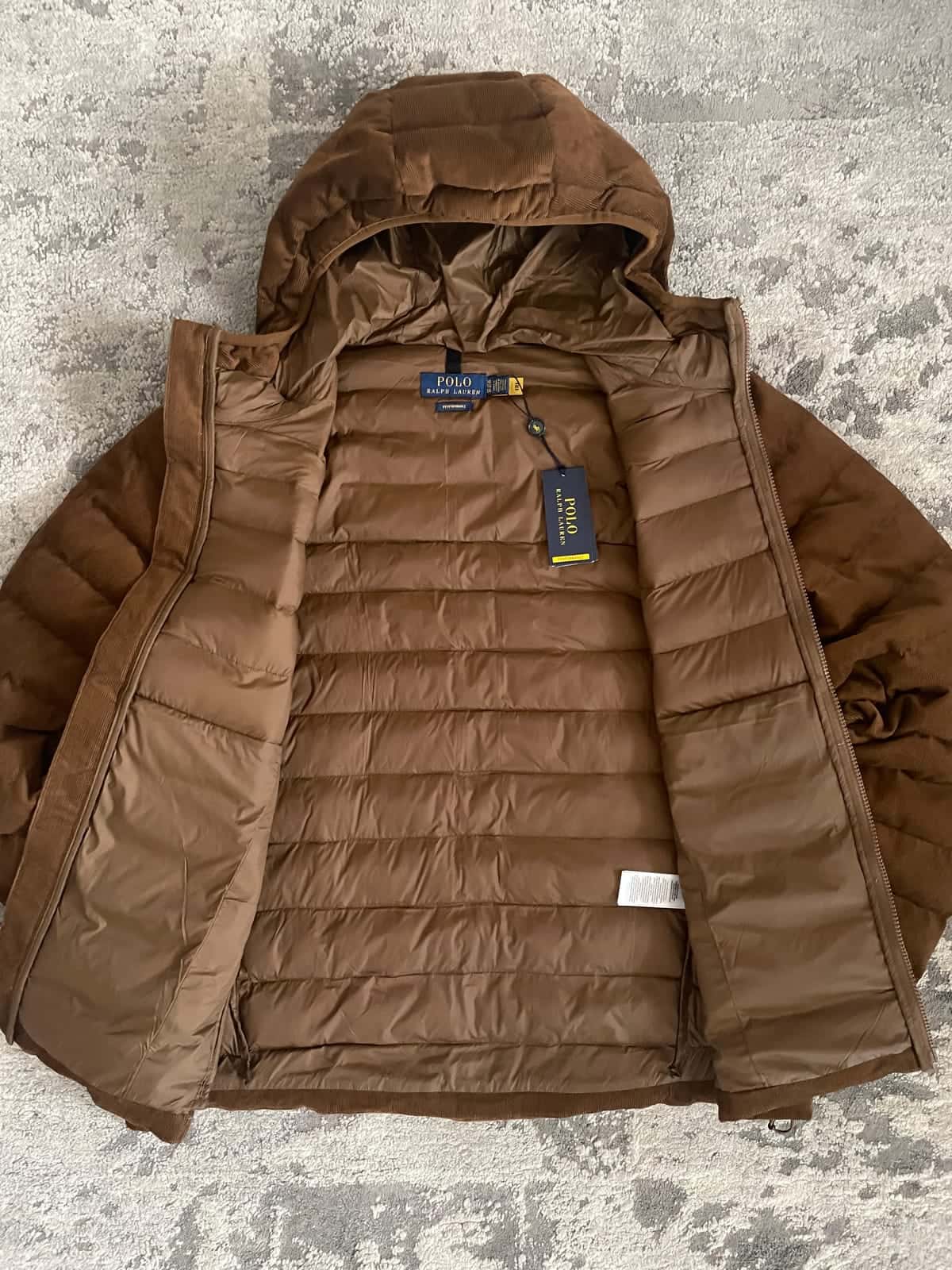 Polo Ralph Lauren Kurtka przejściowa brązowa roz. XL — zdjęcie 6