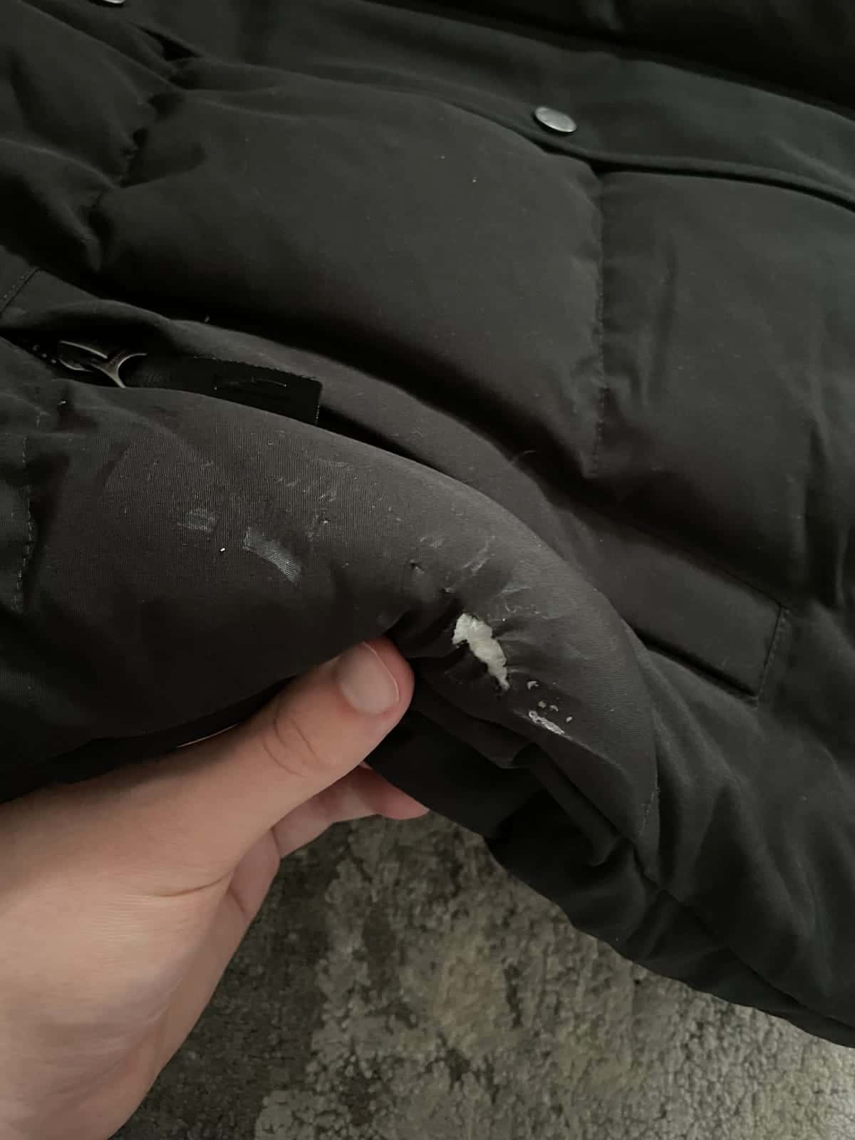 Kamizelka puchowa z kapturem Superdry Jet Black Everest roz. XXL — zdjęcie 7