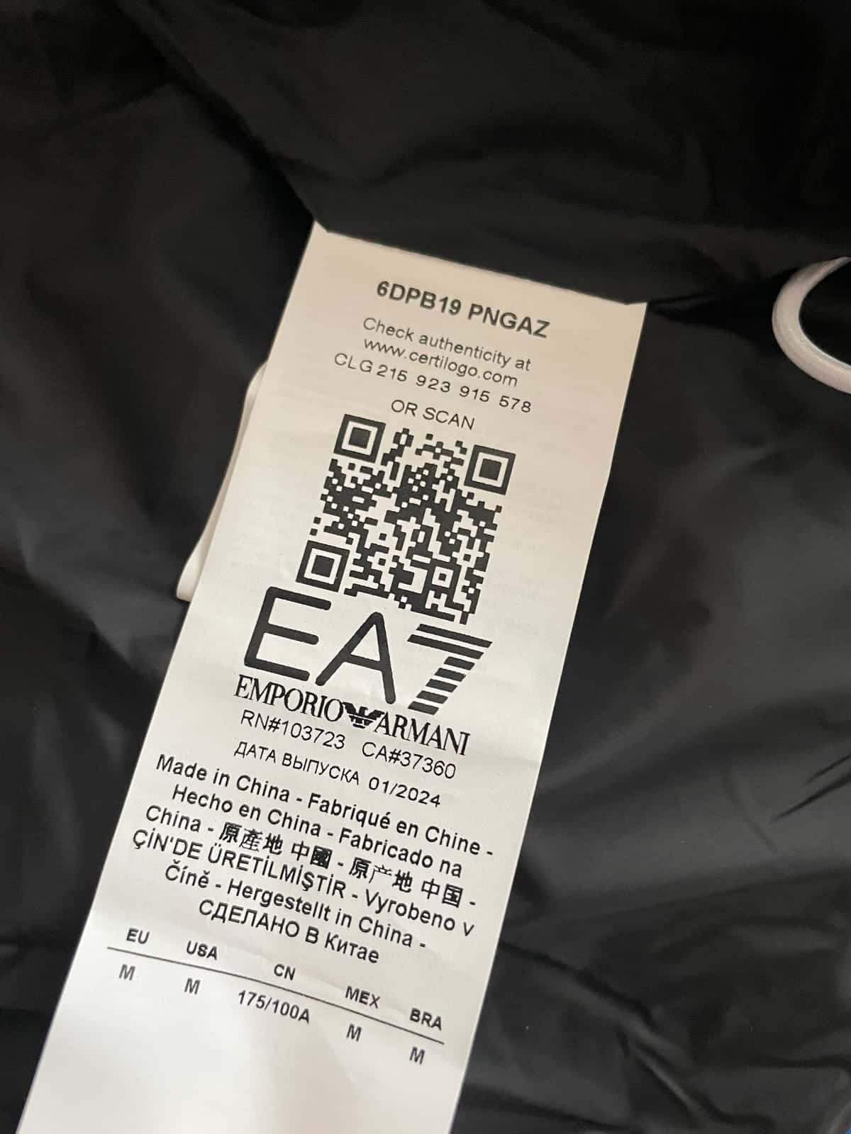 EA7 Emporio Armani - Kurtka zimowa roz. M — zdjęcie 10