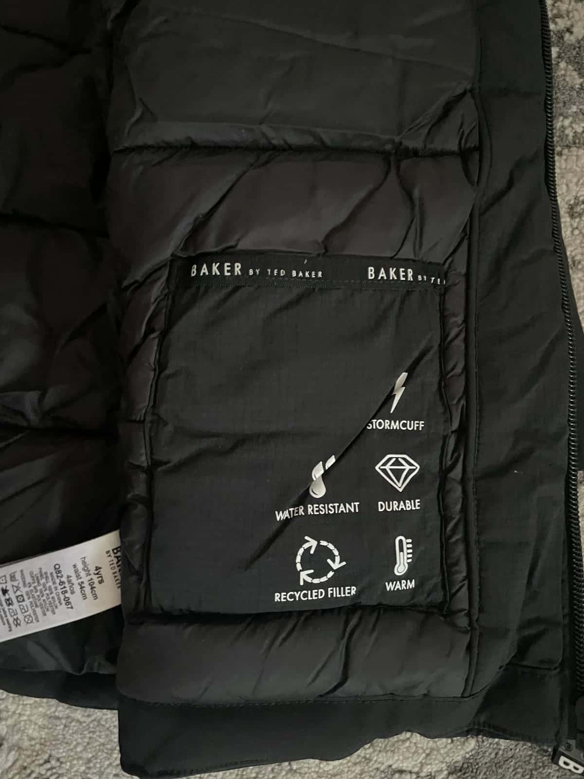 Baker by Ted Baker - kurtka zimowa dla dziecka roz. 4y — zdjęcie 7